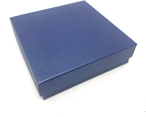 Miniatura 3 de RJ Displays Paquete de 6 cajas de joyería de cartón de papel kraft marrón rellenas de algodón para collares, cajas de pulsera, reloj y caja