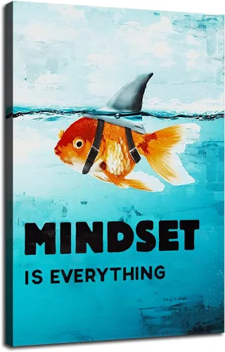 Miniatura 6 de Lienzo inspirador para pared, póster inspirador de águila animal, emprendedor, cita positiva, ilustración, decoración de oficina, marco de regalo