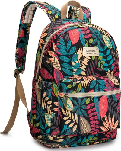Miniatura 15 de Kinmac Mochila resistente al agua para laptop con puerto de carga USB para laptop de hasta 15.6 pulgadas (bordado)