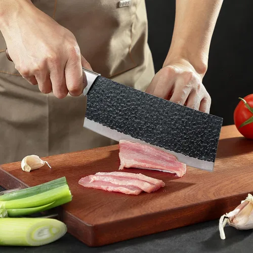 Miniatura 3 de 3 piezas de cuchillo de chef, juego de cuchillos de chef Little Cook, incluye cuchillo de chef de 7 pulgadas, cuchillo de carnicero de 7 pulgadas