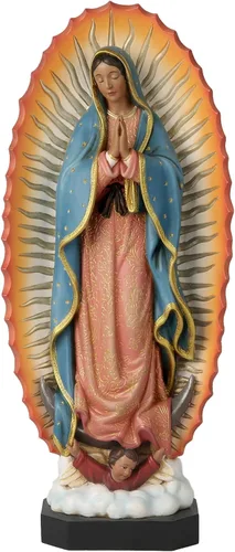 Miniatura 9 de Estatua católica BC de Nuestra Señora de Guadalupe, figura de la Virgen De Guadalupe, regalo religioso de la Santa Madre María para mamá, decoración