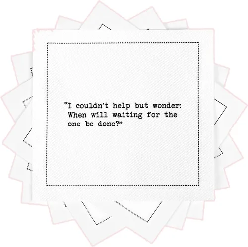Miniatura 48 de Five Star Funny Dog Quotes Servilletas de cóctel de algodón blanco 50 servilletas de bebidas desechables de lujo con citas ingeniosas de perros