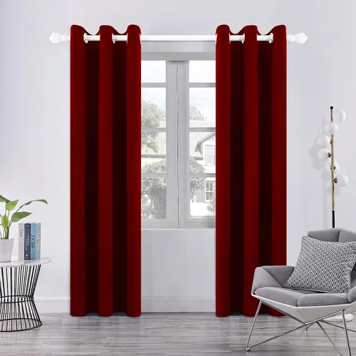 Miniatura 23 de Pickluc Cortinas Opacas Azul Marino para Sala de Estar, Cortinas Bloqueadoras de Luz con Ojales, Aislamiento Térmico, Reducción de Ruido, 52 Azul