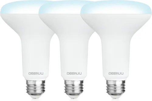 Miniatura 15 de DEGNJU Bombilla LED BR30, Luces de Inundación Regulables para Interiores CRI80 7W Equivalente a 65W 2700K Blanco Suave 650 Lúmenes, 15000 Horas