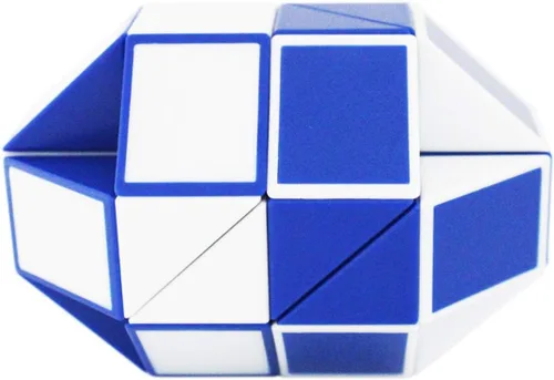 Miniatura 6 de Mipartebo Magic Snake Cube Twist Puzzle 36 Cuñas Tamaño Grande Twist Fidget Serpiente Juguetes para Niños Bebé Azul Twist Fidget Snake Toys Gift