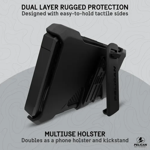 Miniatura 8 de Pelican Shield Series - Funda para iPhone 13/14 de 6.1 pulgadas [compatible con MagSafe] [protección contra caídas de grado militar de 21 pies]