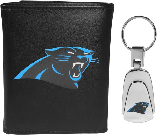 Miniatura 17 de Siskiyou Sports NFL unisex Tri-fold Wallet & Steel Key Chain