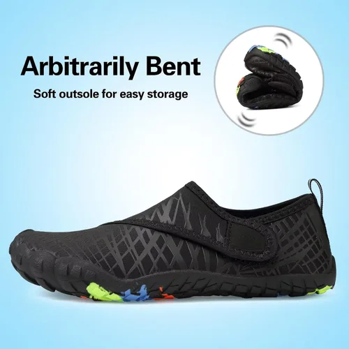 Miniatura 6 de Zapatos acuáticos para niños y niñas, suela ligera y cómoda, fácil de caminar, calzado acuático y deportivo antideslizante