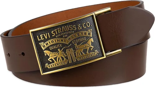 Miniatura 12 de Levi's Men's Everyday Jean Belt with Removable Plaque Buckle