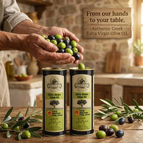 Miniatura 6 de Ellora Farms, Aceite de oliva virgen extra griego, DOP con certificación de finca única, ganador del premio de oro múltiple, rastreable, primera