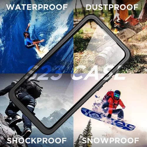 Miniatura 6 de Funda para Samsung Galaxy S23, Impermeable con Protector de Lente y Pantalla Incorporado [Cuerpo Completo Resistente a Golpes][Resistente a Caídas