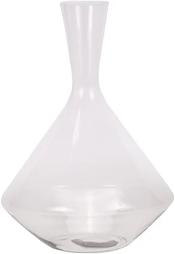 Hotel Collection - Decantador de vino | Decantador pequeño para airear vino hecho de vidrio transparente | Enfoca los vapores de aroma y elimina los