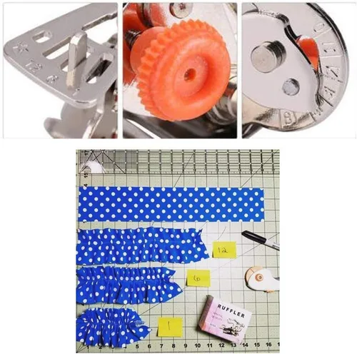 Miniatura 5 de Youngine Prensatelas para máquina de coser con volantes y pliegues para cantante de caña baja, hermano, babylock, vikingo, Janome, Kenmore