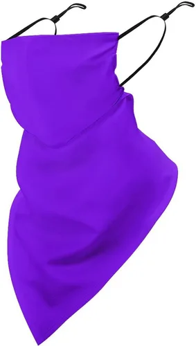 Miniatura 18 de Bufanda triangular reutilizable con cinta elástica para las orejas, protección solar UV