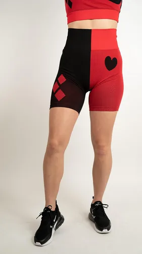 Miniatura 3 de DC Comics Pantalones cortos de ciclismo para mujer, sin costuras, para gimnasio, yoga, fitness, mujer maravilla, Batman Harley Quinn Superman