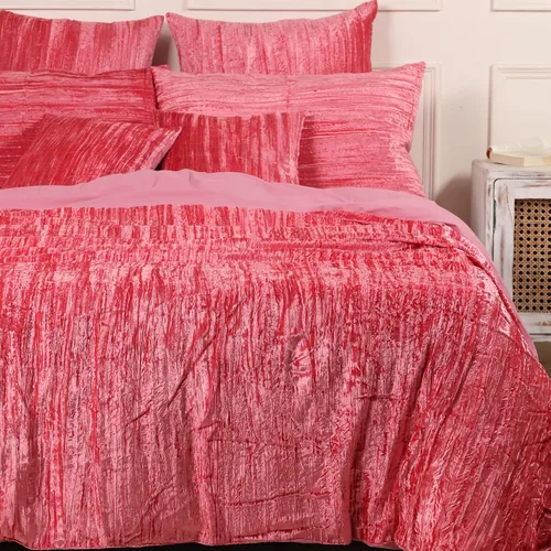 Miniatura 52 de Sophia-Art - Juego de 3 piezas de ropa de cama de terciopelo de rayón ultra lujo, funda de edredón boho de un solo color, funda de colcha
