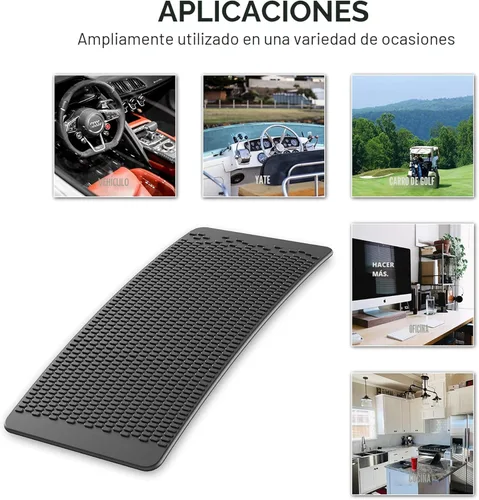 Miniatura 5 de Alfombrilla Antideslizante para Tablero de Automóvil, JIMISHA Almohadilla Antideslizante, Almohadilla Adhesiva Antideslizante para Tablero, Paquete