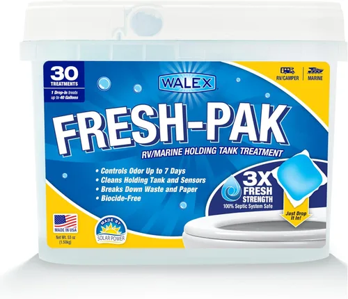 Miniatura 8 de Walex Citra-Pak - Cápsulas desodorizantes para tanque de retención de RV/Marina, descomposición de desechos y control de olores, limpia tanque