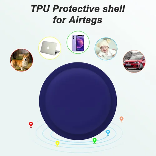 Miniatura 4 de LiZHi Funda para Apple Airtag Holder Airtag Case Cover Airtag Adhesivo Adhesivo Adhesivo de Silicona para TV Remoto Coche AirTag Funda Teléfono 2