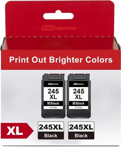 Cartucho de tinta de repuesto 245XL para Canon PG-245XL, cartucho de tinta negro compatible con cartuchos de tinta para impresoras Canon MX490,