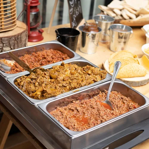 Miniatura 5 de Calentador de alimentos comercial de tamaño completo para catering y restaurantes, 120 V, 1200 W, se adapta a sartén de alimentos de 12 x 20 pulgadas
