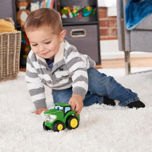 Miniatura 5 de TOMY John Deere Johnny Tractor - Linterna de Juguete 2 en 1 para Niños y Tractor de Juguete con Ruedas de Rodamiento Libre - Juguetes con Licencia