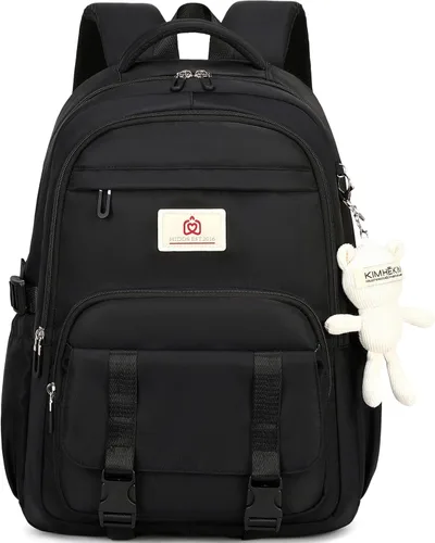 Miniatura 8 de Hidds Mochila universitaria para laptop de 15.6 pulgadas para hombres y mujeres, bolsa de libros para escuela primaria y secundaria para Beige