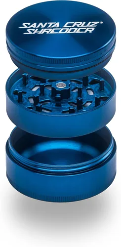 Miniatura 13 de Santa Cruz Shredder Molinillo de hierbas de metal con parte superior moleteada para un agarre más fuerte, 3 piezas, grande de 2.7 pulgadas (morado)