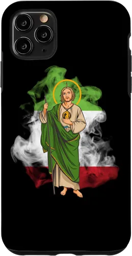 Miniatura 12 de Funda para iPhone 14 San Judas Tadeo con Bandera de México