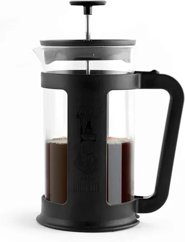Bialetti Prensa de café Smart, prensa francesa para café o té, recipiente de vidrio de borosilicato, apto para lavavajillas, 1 L - 34 oz (8 tazas),