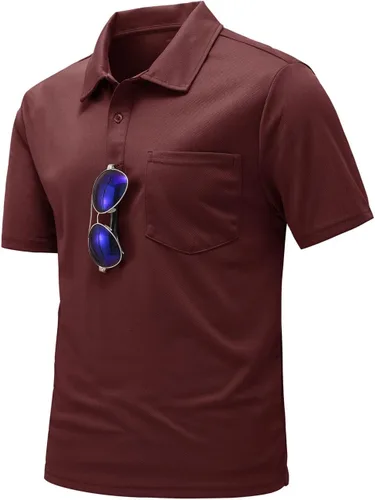 Miniatura 2 de YSENTO Polo para hombre, de manga corta, con cuello y bolsillo