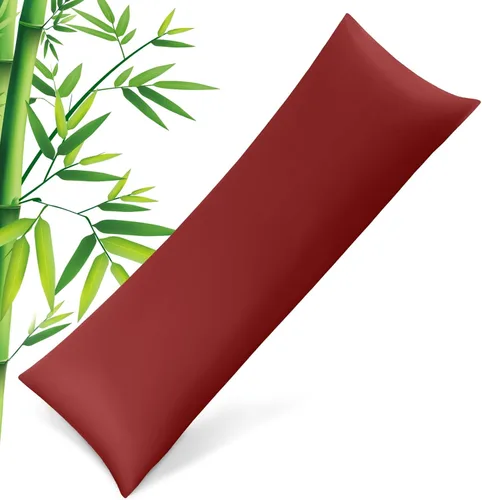 Miniatura 16 de Fundas de almohada de tamaño corporal, Fundas de almohada de viscosa refrescante con cierre de cremallera, Funda de almohada fresca y transpirable