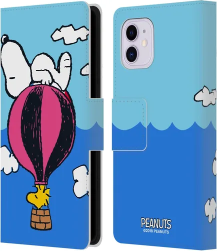 Miniatura 89 de Head Case Designs Funda de piel con licencia oficial de Peanuts Snoopy & Woodstock Balloon Halfs and Laughs para Apple iPhone 7/8/SE 2020 y 2022