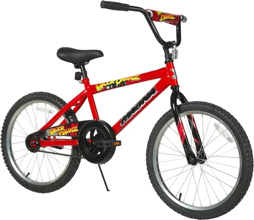 Bicicleta para niños Dynacraft Magna Major Damage – Diseño audaz y duradero, perfecto para niños que aprenden a andar en bicicleta, resistente y Rojo