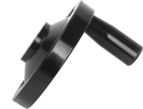 Miniatura 3 de Hand Wheel 63MM OD 8MM Mounting Hole Machine Key Fixing Bakelite Revolving Handle for Industrial Machinery