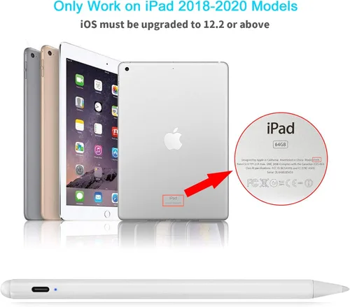 Miniatura 7 de Lápiz para iPad, EDIVIA nuevo lápiz capacitivo de carga rápida y rechazo de palma para iPad Pro M4, iPad Air M2, iPad Pro 11/12.9 pulgadas, iPad Air