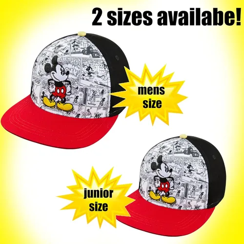 Miniatura 4 de Disney Gorra de béisbol de Mickey Mouse Comics tallas para jóvenes y adultos ajustable 100 algodón