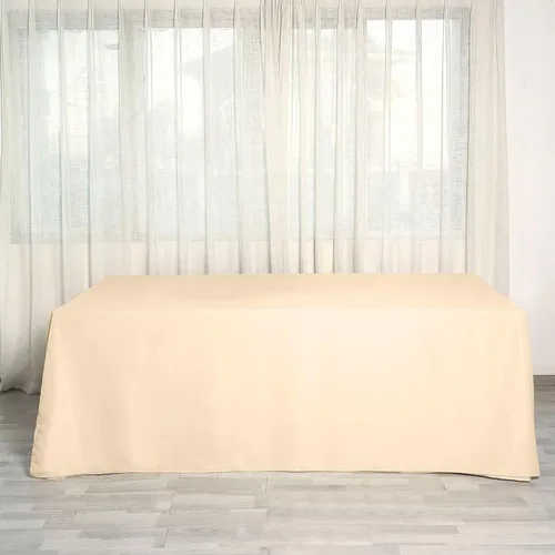 Miniatura 21 de Efavormart - 5 manteles rectangulares de poliéster blanco de 60 x 102 pulgadas, para banquetes, bodas, fiestas, restaurantes