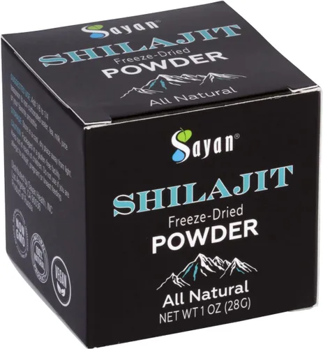 Sayan Polvo puro de Shilajit de 1 onza/0.99 oz, suministro de 5 meses, potente suplemento de ácido fúlvico orgánico, apoya el sistema inmunológico,
