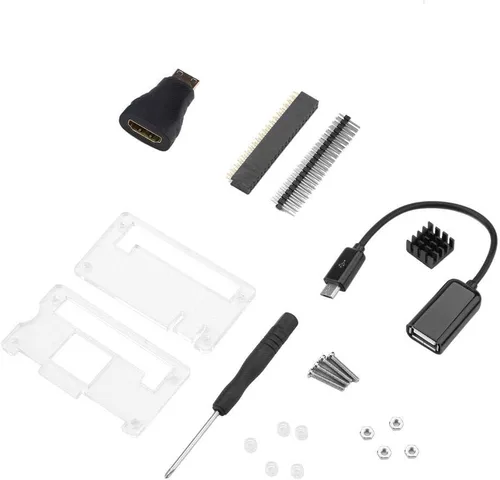 Miniatura 7 de Kit de inicio Zero W, paquete completo de accesorios Zero W con estuche blanco, para desarrolladores, educadores y entusiastas del bricolaje