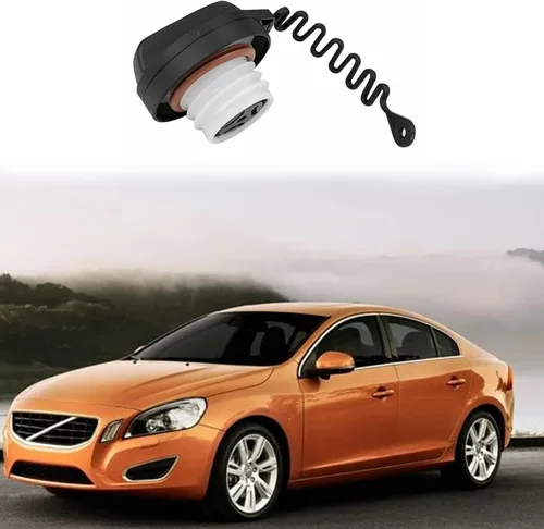 Miniatura 5 de Tapa de llenado de depósito de combustible de gasolina compatible con Volvo 04-18 S60 / 2016 S60 Cross Country / 07-15 S80 / 15-18 V60 Cross Country