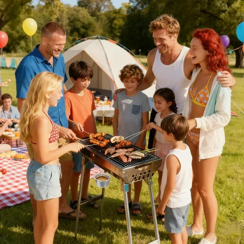 Miniatura 8 de Bandeja de grasa para parrilla con clip para Char-Broil y Kenmore Bandeja de grasa para parrilla al aire libre, recolector de grasa para parrillas