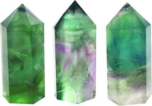Miniatura 15 de Varitas de cristal curativo, barras de prisma facetadas para terapia de meditación de chakras de Reiki Deco