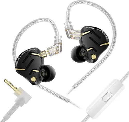 Miniatura 18 de KZ ZS10 Pro X - Auriculares para juegos, monitor intrauditivo KZ, monitor de oído mejorado 4BA 1DD con cable, auriculares IEM multicontrolador