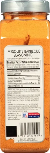 Miniatura 3 de McCormick Culinary Mesquite - Condimento para barbacoa, 26 onzas, un recipiente de 26 onzas de condimento de mesquita, mejor en sándwiches de cerdo