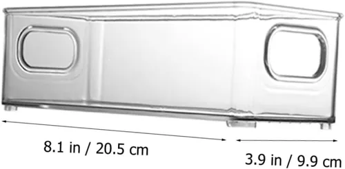Miniatura 6 de SMASOLO Caja de almacenamiento transparente para refrigerador, versátil organizador de refrigerador para bebidas, frutas y verduras, organiza