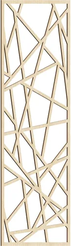 Miniatura 131 de Conway Paneles de pared decorativos de madera con calado, 9 3/8 pulgadas de ancho x 24 3/8 pulgadas de alto x 1/4 de alto, aliso