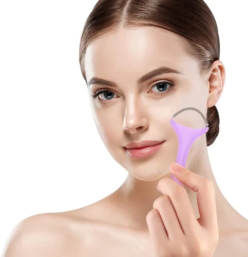 Miniatura 6 de 3 Pcs Facial Hair Remover Set Manual Spring Epilator for Women Face Upper Lip Chin Hair Removal for Sensitive Skin Random