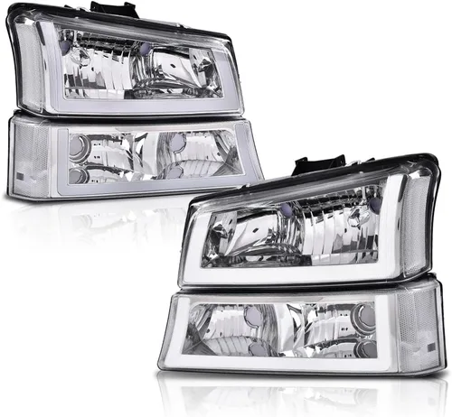 Miniatura 45 de CHEDA Conjunto de Faros Delanteros Faro Compatible con GMC Canyon/Chevy Colorado 2004-2012 Conjunto de Faros Luces de Parachoques