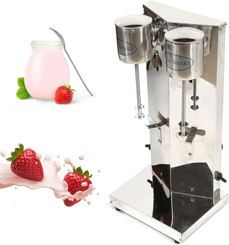 Miniatura 7 de Máquina comercial de batido de una sola cabeza, mezclador de bebidas de acero inoxidable, 110 V, 18000 RMP, máquina de helados, exprimidores